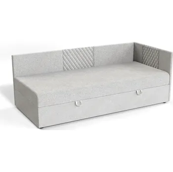 Dolmar Rohová postel s úložným prostorem Tiny 90×200 Zvolte potah: Aragon 4