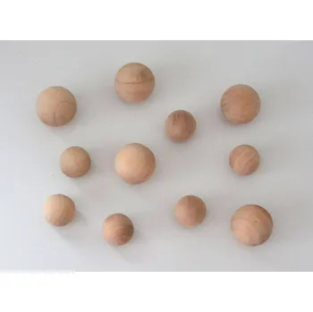 Dřevěné bukové KULIČKY bez dírek Průměr 20 mm