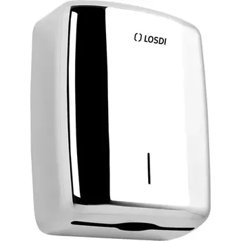Zásobník na papírové ručníky Losdi nerezový zásobník na papírové ručníky ZZ lesk