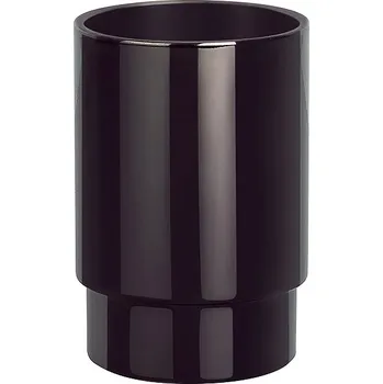 Sada koupelnových doplňků Spirella Kelímek na kartáčky NYO, ocel, černý