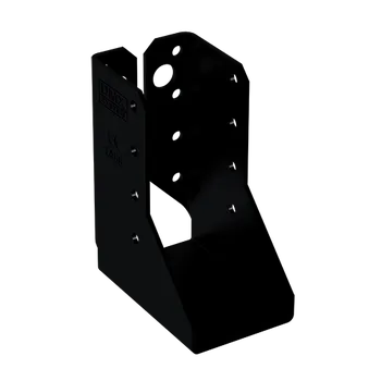 Tesařské kování DOMAX WBZ 49 - trámová botka uzavřená 45x97x75x2,0 mm černá