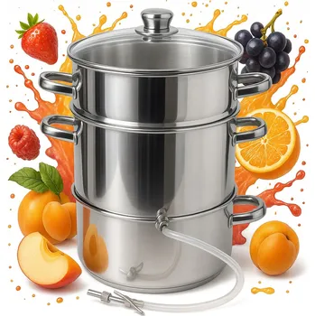 Hrnec Odšťavňovač Bimberek 8 l stříbrný