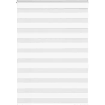 Roleta Zebra roleta bílá 105x150 cm šířka látky 100,9 cm polyester