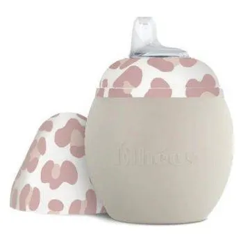 Hračka pro nejmenší ÉLHÉE Učící hrneček Bubble 240 ml Sand/Graouu Pink