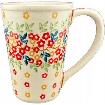 Hrneček Delta 260 ml, dekor KK02, keramika Bolesławiec