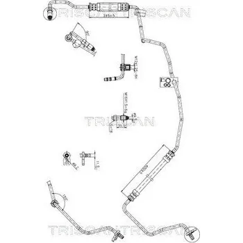 Soustava řízení Hydraulická hadice, řízení TRISCAN 8516 28011