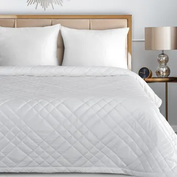 Přehoz na lůžko Přehoz na postel RIA 6 bílý