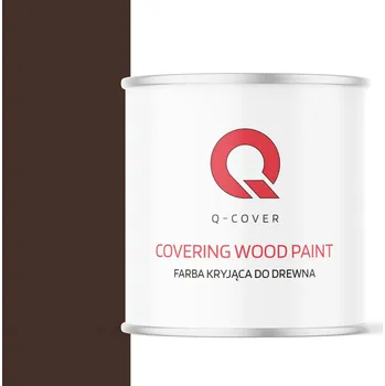 barva a nátěr na dřevo BARVA NA DŘEVO KRYCÍ NA DVEŘE OSB MDF RAL 8017 ČOKOLÁDOVĚ HNĚDÁ LESKLÁ 2.5L