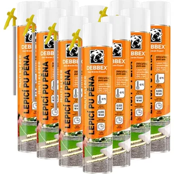 Stavebniny 12x MULTI KLEBER trubičková pěna na cihly 825 ml Den Braven