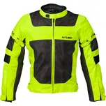 W-TEC Pánská letní moto bunda Fonteller Yellow-Grey - 4XL