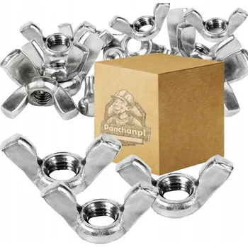 Matice MOTÝLKOVÁ MATICE DIN315 POZINK 1KG M6 PANCHANPL