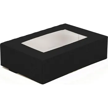Jednorázové nádobí Toppapír Kartonový box na sushi s oknem 190/130/50mm 50ks