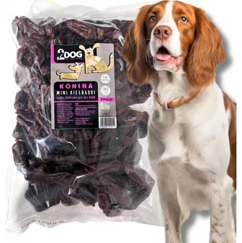 Pamlsek pro psa Psí pamlsek MINI KLOBÁSKY SERDELKY KONINA 1 kg přírodní pochoutka