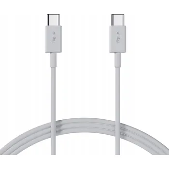 Kabel Kabel Allity USB-C - USB-C 1 m bílý