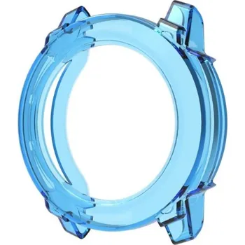 Příslušenství k chytrým hodinkám Silikonový rámeček pro Garmin Instinct 3 - Modrý, 40 mm