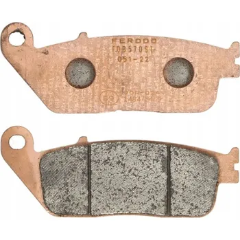 Brzdová destička Sada brzdových destiček, kotoučové brzdy Ferodo FDB570ST