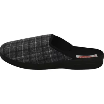 Pánské pantofle Obuv pánská Rogallo 28855 šedé káro (Pánská domácí obuv)