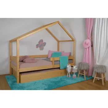 Dětská postel Dětská postel domeček Dita s přistýlkou (Český výrobek)