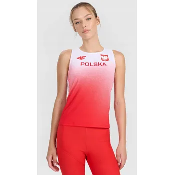 DÁMSKÉ TRIČKO 4F TOP XL REPLIKA PZLA ČERVENÉ TRÉNINK RYCHLESCHNOUCÍ