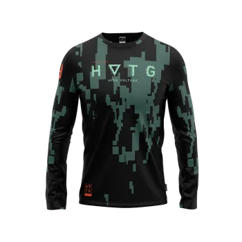 cyklistický dres HIGH VOLTAGE - dres Pixel Workx LS XL
