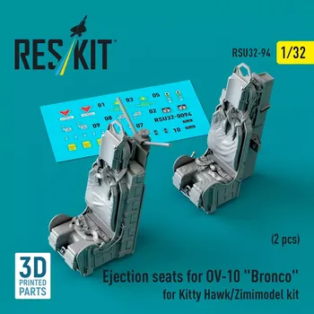 Plastikový model Reskit 1/32 Ejection seats for OV-10 'Bronco' (2 pcs.)