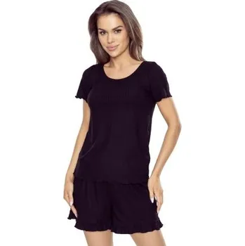 Dámské pyžamo Dámské pyžamo Eldar Beatrice - viskóza Černá 3XL