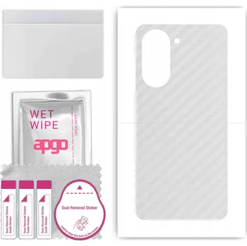 Pouzdro na mobilní telefon Fólie / Ochranná fólie na ZÁDA pro OnePlus Nord CE5 - Carbon / Karbonový Vzhled Průhledný