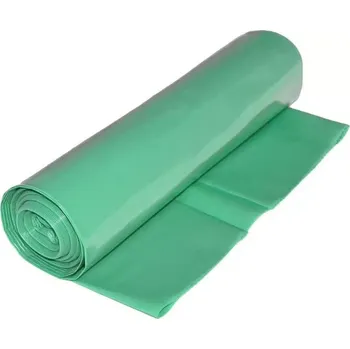Pytle na odpadky Pytel na odpad 120 l, 70 x 110 cm, role 15 ks, 90 um - zelené