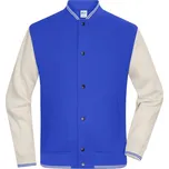 James & Nicholson (Daiber) Dvoubarevná mikina College - Královská modrá / pískovcová | 2XS