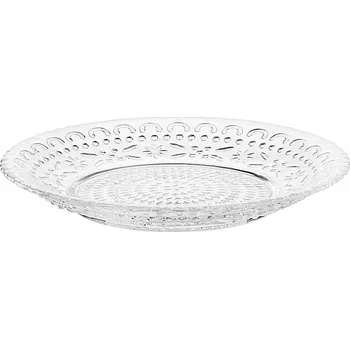 Talíř VILLA ITALIA Skleněný dezertní talířek 20,5 cm RISO
