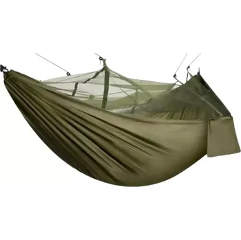 Houpací síť Závěsná kempingová síť s moskytiérou 260 x 140 cm