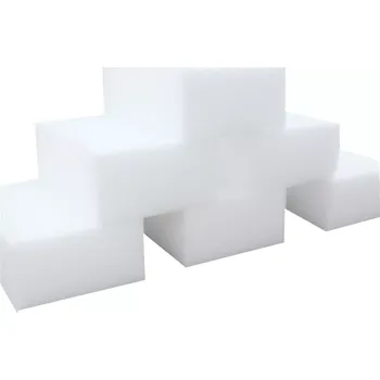 Zázračná čistící houba 6 ks - Melaminová nano houbička bílá 10 x 6 x 2 cm