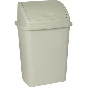 Odpadkový koš Odpadkový koš plastový 5 l - šedý