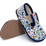 Barefoot bačkory Pegres BF01 Dinosaurus 33, Vnitřní délka boty: 21,0 cm, Vnitřní šířka boty: 8,0 cm