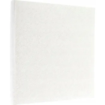 Fotoalbum Tradiční album na fotografie, 100 stran, šité, bílé – svatební, s možností gravírování jako dárek