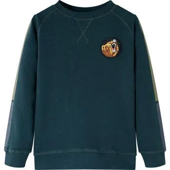 Chlapecká mikina Dětská mikina mechově zelená 104