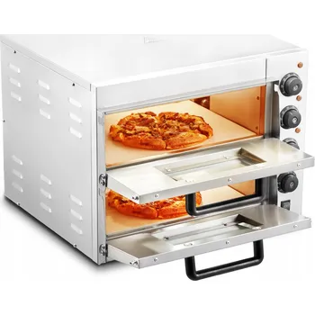 Vestavná trouba Mini trouba Vevor FY-EP-2 0 l stříbrná/šedá