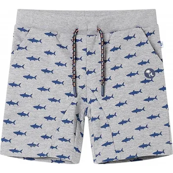 Chlapecké kraťasy Dětské kraťasy se šňůrkou světle šedá melanž 104