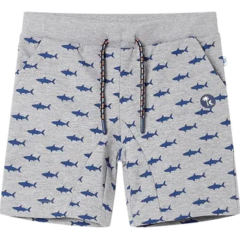 Chlapecké kraťasy Dětské kraťasy se šňůrkou světle šedá melanž 92