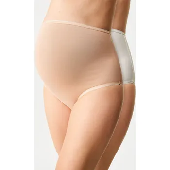 Kalhotky 2PACK Těhotenské kalhotky s vysokým pasem