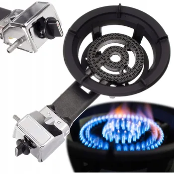 Turistický vařič PLYNOVÝ TABURET, GASTRONOMICKÝ VAŘIČ LITINOVÝ 8,5KW PIEZO ZAPALOVÁNÍ