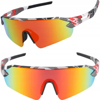 Sluneční brýle Sportovní sluneční brýle zrcadlovky Arctic Red