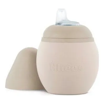 Hračka pro nejmenší ÉLHÉE Učící hrneček Bubble 240 ml Sand