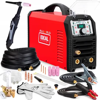 Svářečka INVERTOROVÁ SVAŘEČKA IDEAL EXPERT TIG 220 AC/DC PULSE MMA 200A ALU