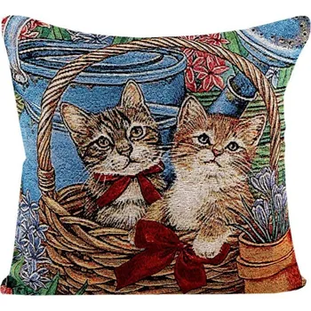 Povlak na polštářek Povlak na polštář ptáček 45x45 cm 4 modrá