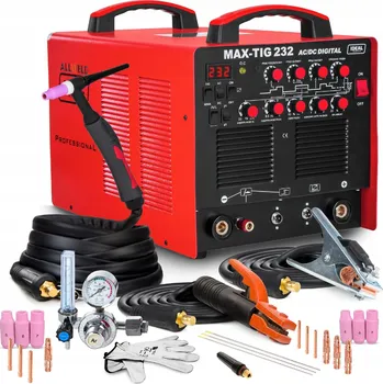 Svářečka INVERTOROVÁ SVÁŘEČKA IDEAL MAXTIG 232 AC DC DIGITAL TIG MMA PULS ALU 200A 230V