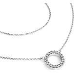 Dámský náhrdelník bílé zlato 585/1000 přírodní diamant G/SI 10981-NH01-B-DIA délka 45 cm