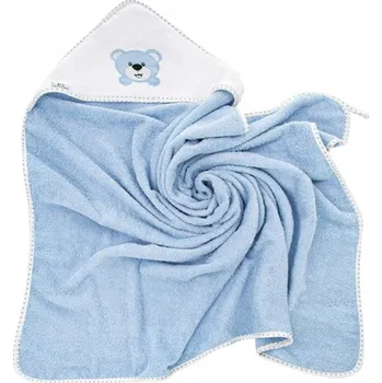 Prostěradlo Deka s kapucí Bocioland 80 x 80 cm modrá