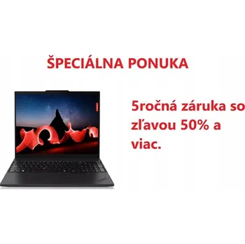Notebook Notebook Lenovo ThinkPad T16 Gen 3 16" Intel Core Ultra 5 16 GB / 512 GB černý