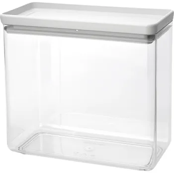 Dóza na potraviny BRABANTIA - Obdélníková kuchyňská dóza - 3,5 l - Světle šedá
